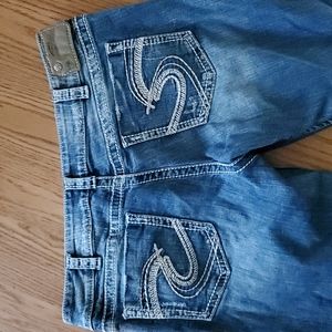 Silver 17" size 34/31 bootcut jeans